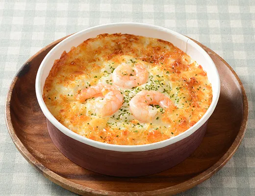 Rich Creamy White Sauce Shrimp Gratin